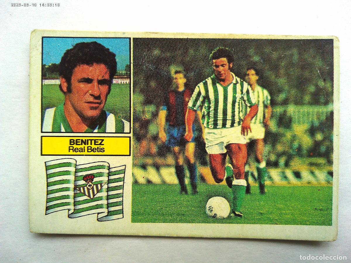 Cromos de Futebol: CROMO DE FUTBOL LIGA 1982 - 83 : BENITEZ , REAL BETIS