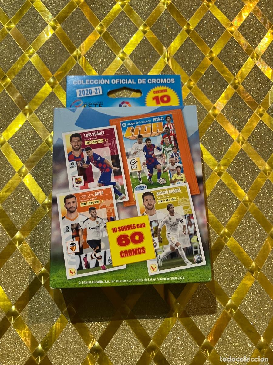 Figurine di Calcio: CROMOS DE FUTBOL BLISTER LIGA ESTE 2020 2021 LLENO SIN ABRIR !