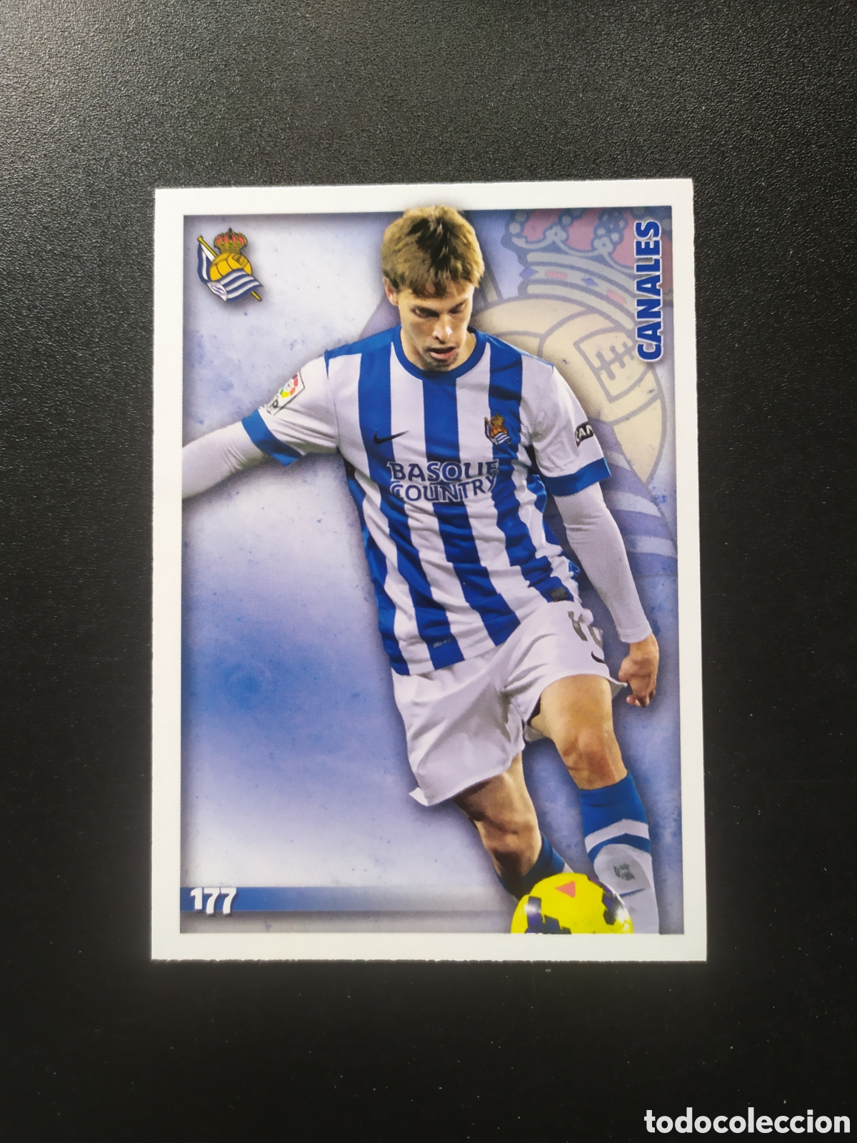 Figurine di Calcio: Mundicromo fichas Liga 2014 2015 14 15 Canales n&deg; 177 Real Sociedad
