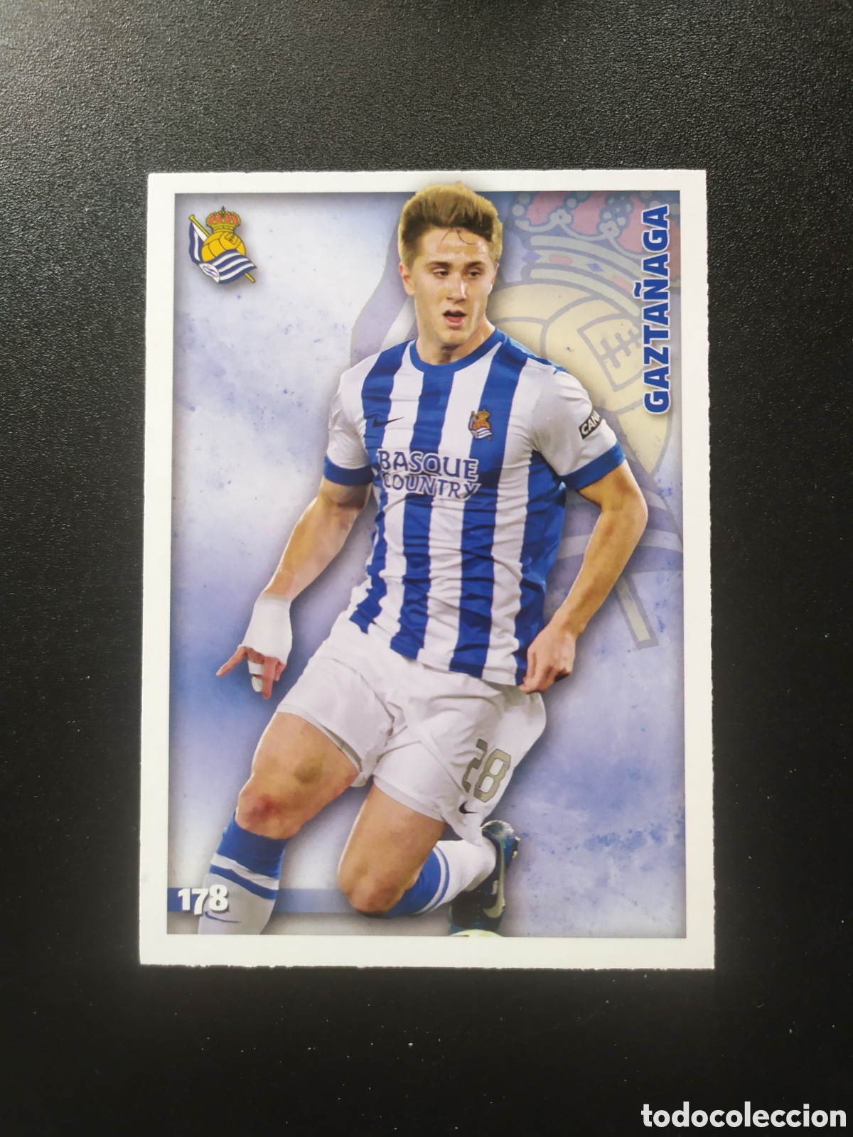 Cromos de f&uacute;tbol: Mundicromo fichas Liga 2014 2015 14 15 Gazta&ntilde;aga n&deg; 178 Real Sociedad