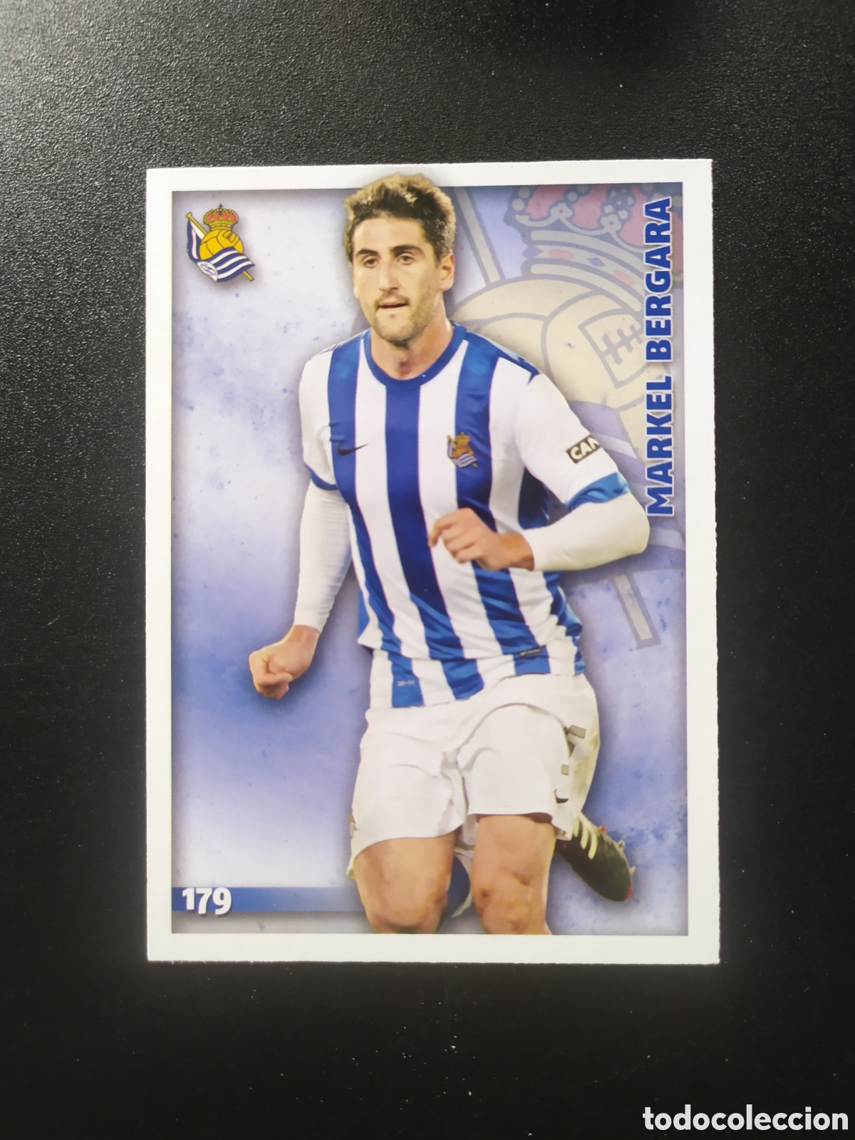 Cromos de f&uacute;tbol: Mundicromo fichas Liga 2014 2015 14 15 Markel Bergara n&deg; 179 Real Sociedad
