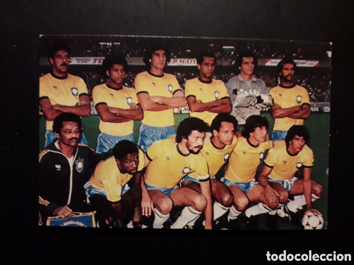 Football Stickers: SELECCI&Oacute;N DE BRASIL N&deg; 22 CATALUNYA PORTA DEL MUNDIAL 82 1982 AVUI DESPEGADO, PEDIDO M&Iacute;NIMO 3&euro;