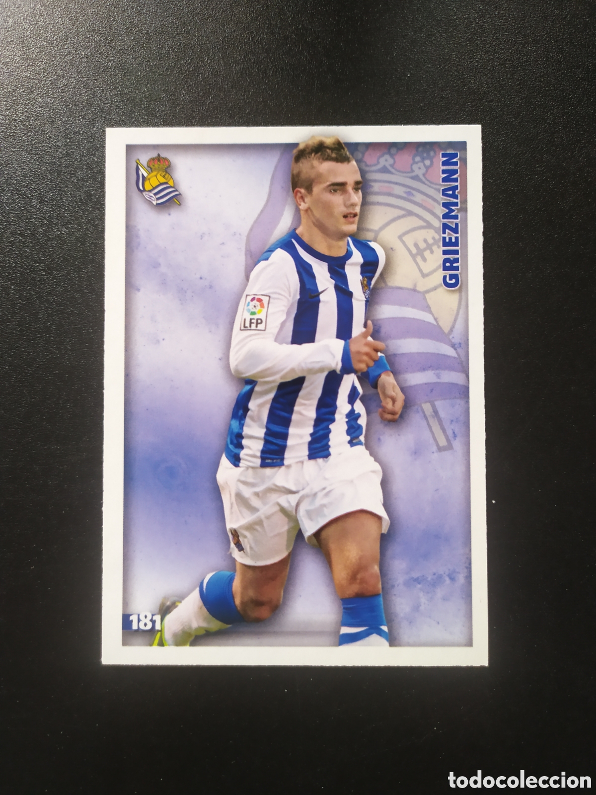 Cromos de f&uacute;tbol: Mundicromo fichas Liga 2014 2015 14 15 Griezmann n&deg; 181 Real Sociedad