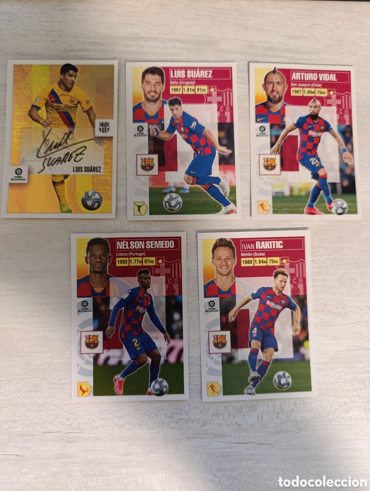 Cartes &agrave; collectionner de Football: Lote 5 cromos Barcelona Bar&ccedil;a. Liga este 20 21 2020 2021