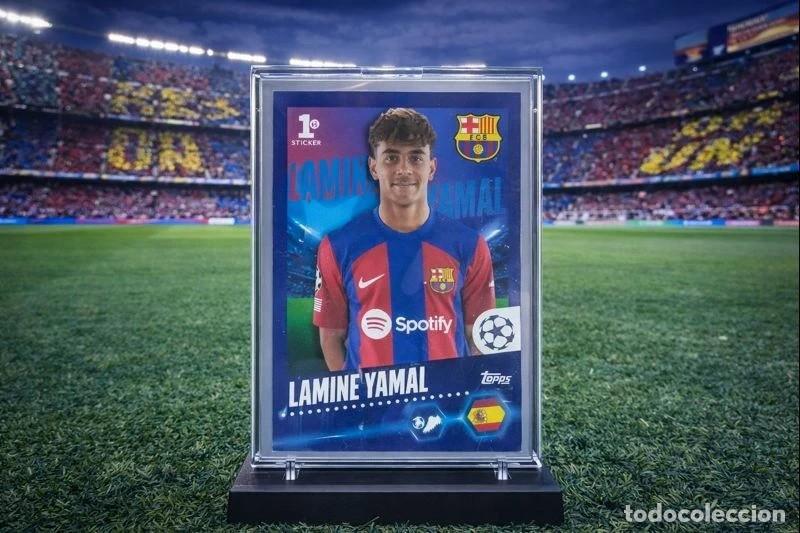 Cromos de F&uacute;tbol: Lamine Yamal #138 Topps Champions League 2023/24
