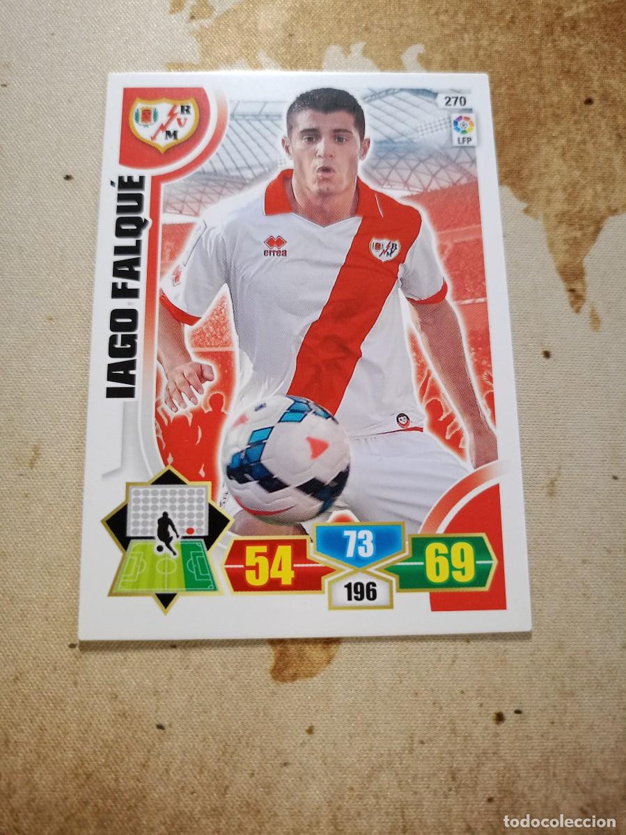 Cromos de F&uacute;tbol: Rayo Vallecano 270 IAGO FALQU&Eacute; Adrenalyn 2013-14