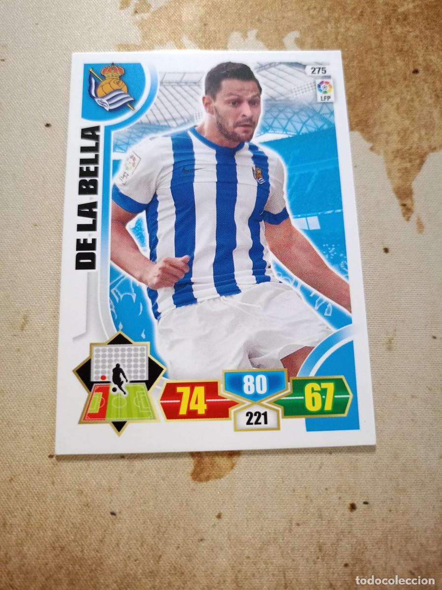 Football Stickers: Real Sociedad 275 DE LA BELLA Adrenalyn 2013-14
