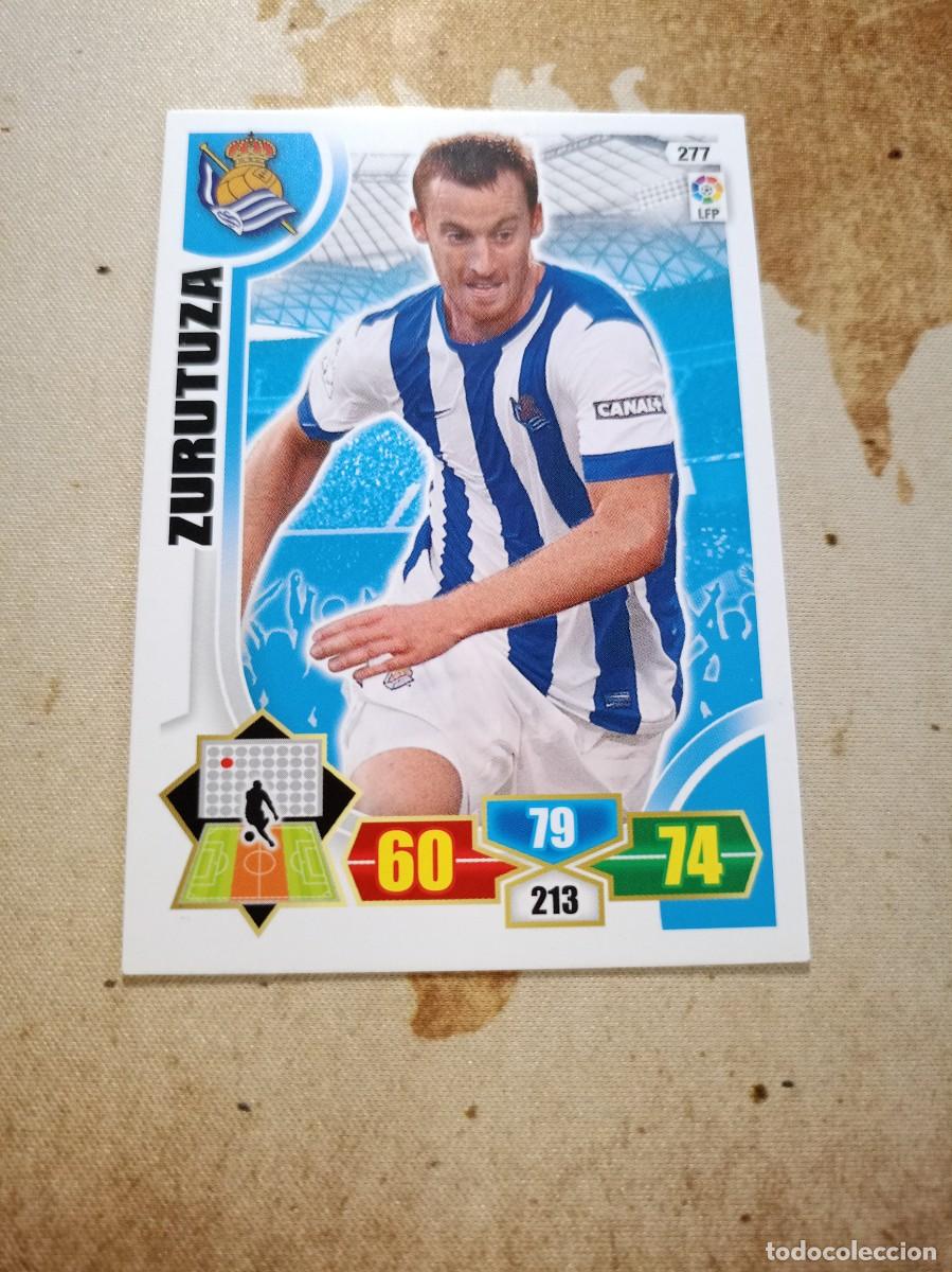 Cromos de f&uacute;tbol: Real Sociedad 277 ZURUTUZA Adrenalyn 2013-14