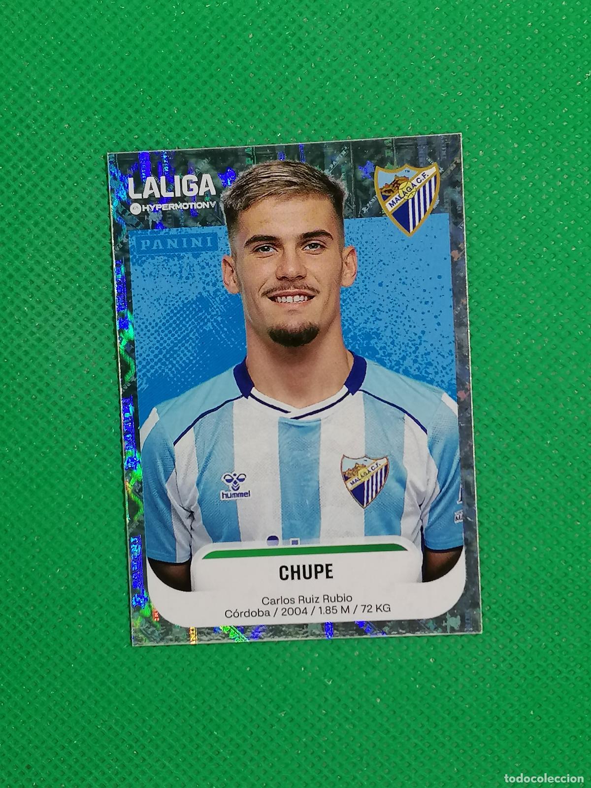 Cromos de f&uacute;tbol: 305 CHUPE MALAGA ⚽ PANINI LIGA HYPERMOTION 25 26 2025 2026 ⚽