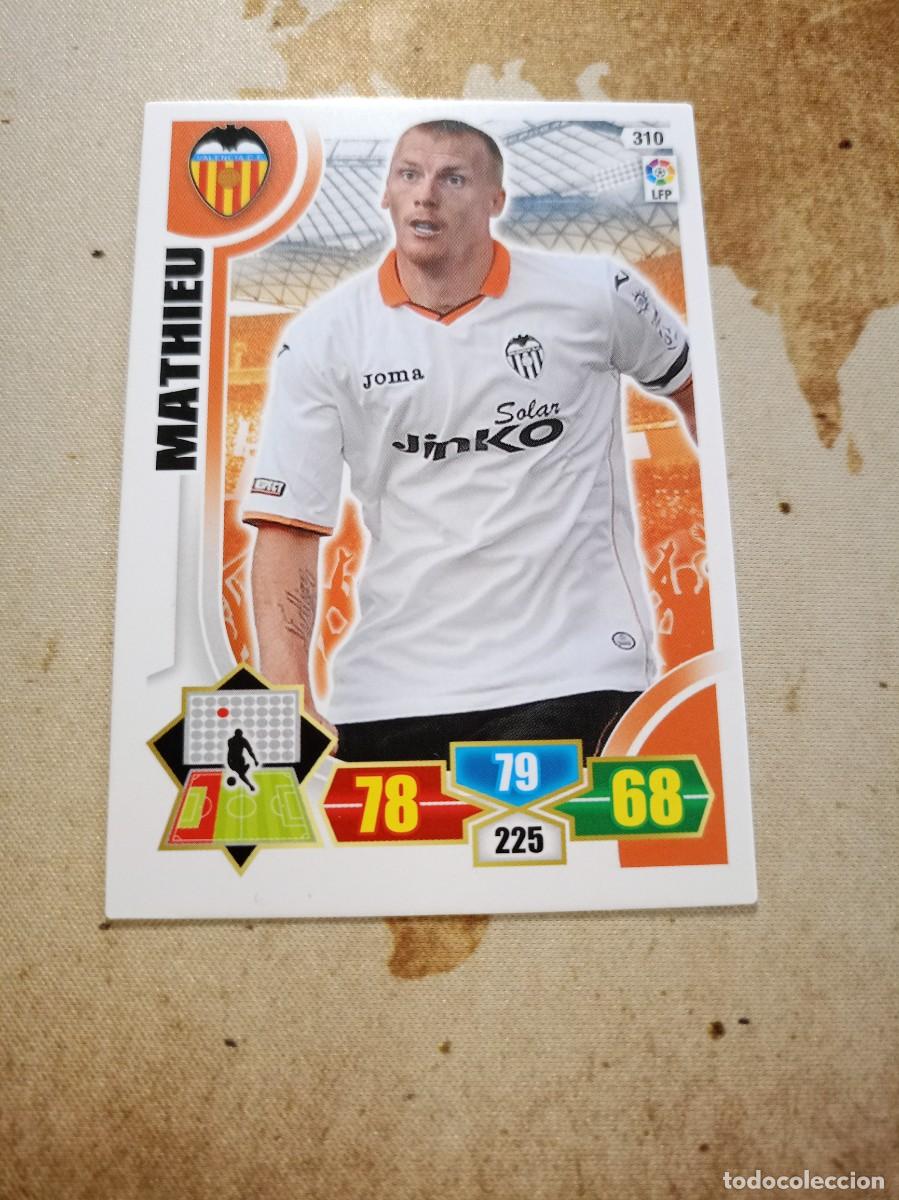 Cromos de f&uacute;tbol: Valencia 310 MATHIEU Adrenalyn 2013-14 - Foto 1