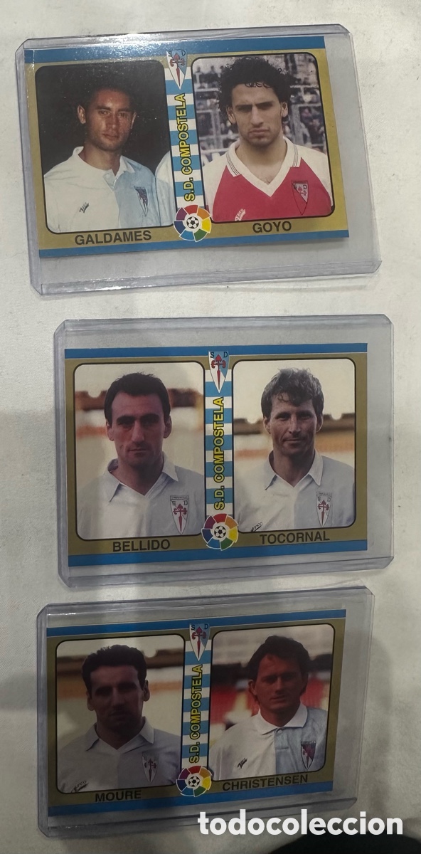 Cromos de f&uacute;tbol: Cromos S.D Compostela 95/96 - Foto 1