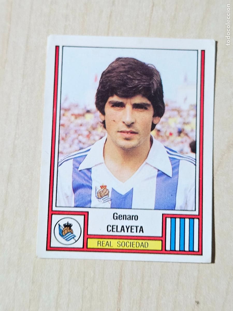 Cromos de F&uacute;tbol: N&ordm; 204 CELAYETA - FUTBOL 83 PANINI CROMO NUNCA PEGADO - PANRICO - REAL SOCIEDAD