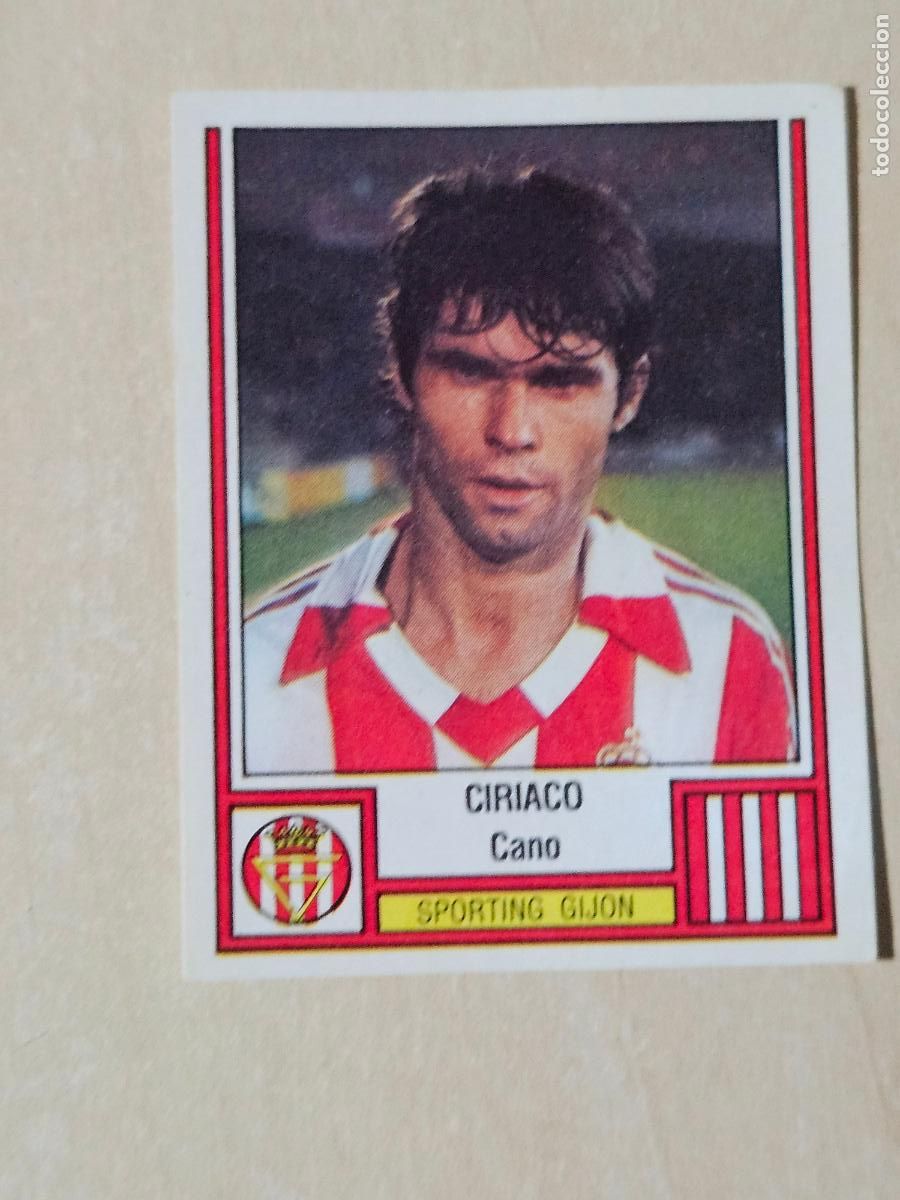 Cromos de F&uacute;tbol: N&ordm; 125 CIRIACO - FUTBOL 83 PANINI CROMO NUNCA PEGADO - PANRICO - SPORTING DE GIJON