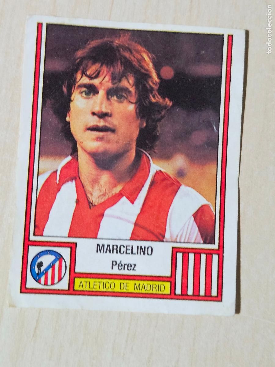 Cromos de F&uacute;tbol: N&ordm; 24 MARCELINO - FUTBOL 83 PANINI CROMO NUNCA PEGADO - PANRICO - ATLETICO DE MADRID