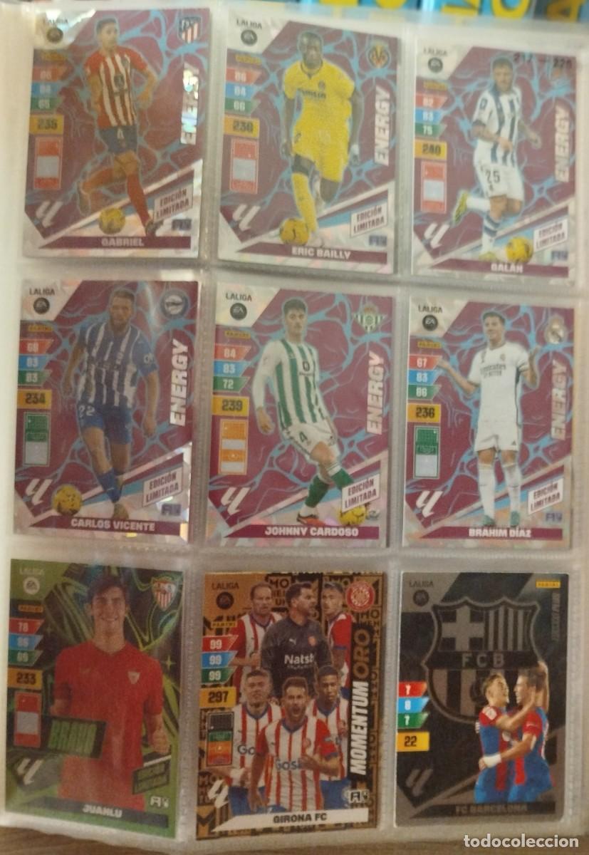 Football Stickers: Adrenalyn 2023/24.(Ediciones Limitadas,Momentum Oro,Escudo Plus).