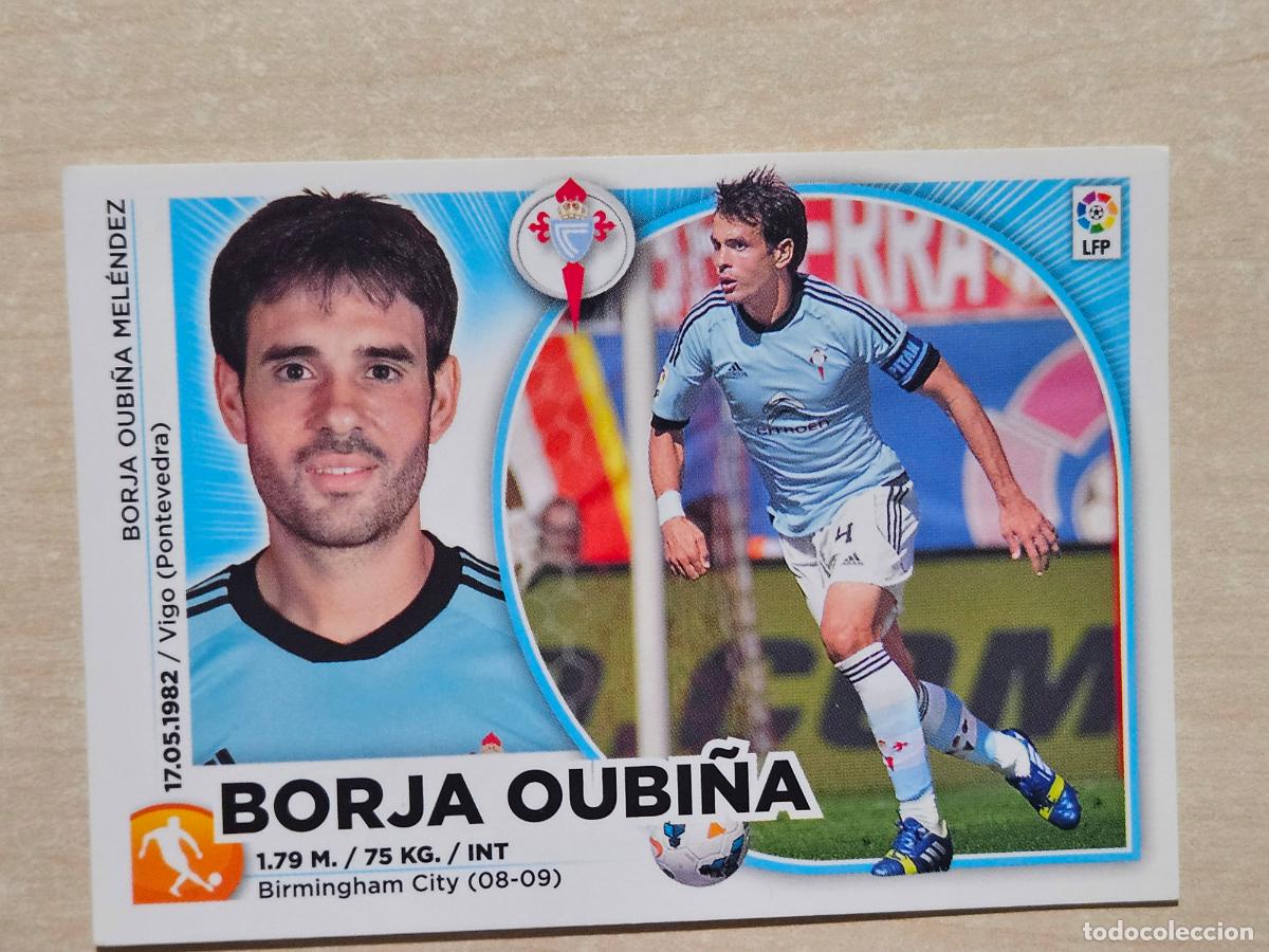 Cromos de Futebol: N&ordm; 9 BORJA OUBI&Ntilde;A - ESTE 2014 2015 - 14 15 - CROMO SIN PEGAR - REAL CELTA
