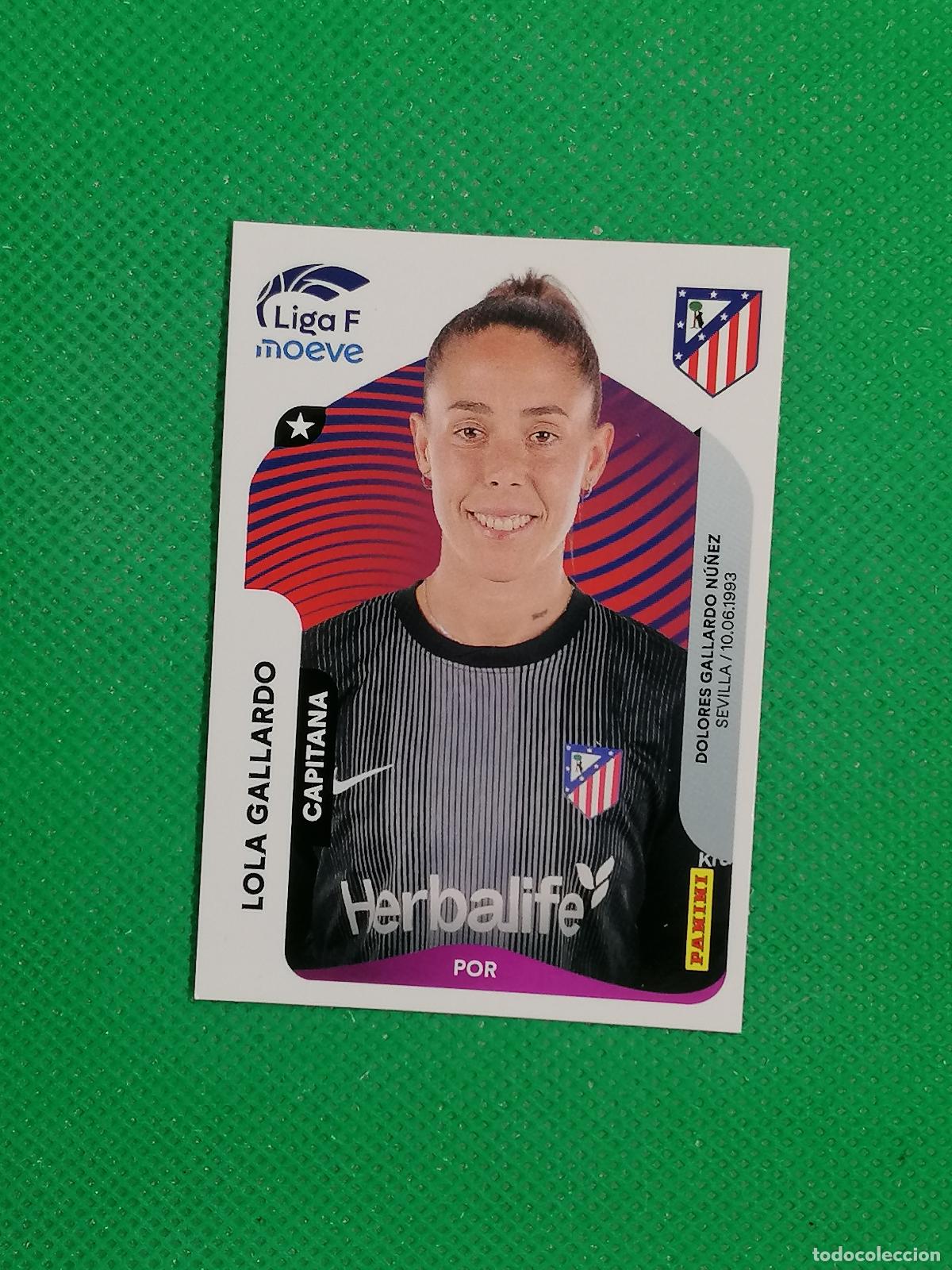 Cromos de f&uacute;tbol: 44 LOLA GALLARDO ATLETICO MADRID ⚽ PANINI LIGA FEMENINA F MOEVE 25 26 2025 2026 ⚽