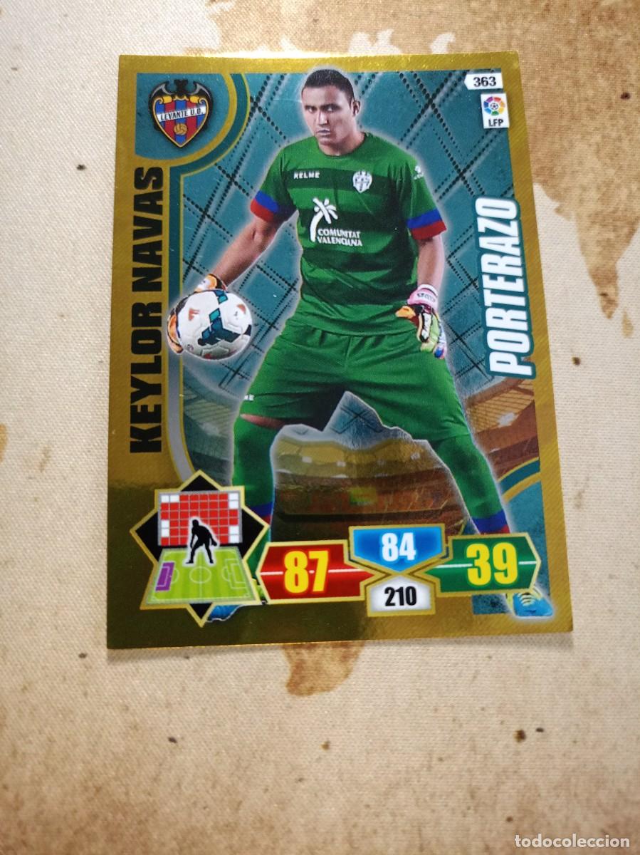 Fu&szlig;ball-Sticker: Porterazo 363 KEYLOR NAVAS Adrenalyn 2013-14