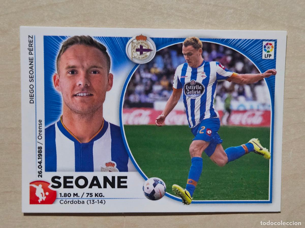 Football Stickers: N&ordm; 8 SEOANE - ESTE 2014 2015 - 14 15 - CROMO SIN PEGAR - DEPORTIVO DE LA CORU&Ntilde;A