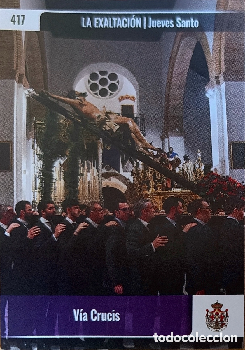 Fu&szlig;ball-Sticker: 417.- HOLY CARDS SEMANA SANTA SEVILLA 2026