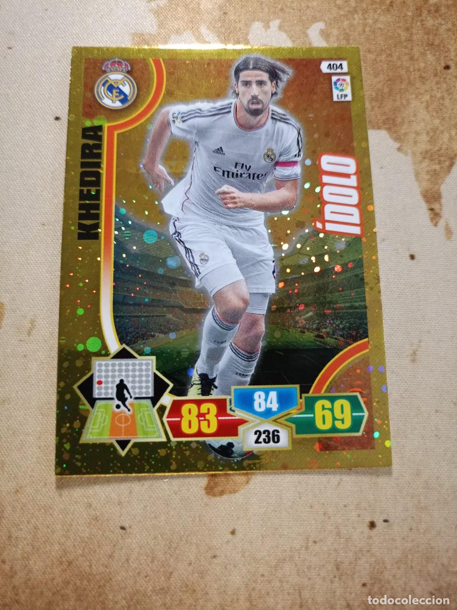 Fu&szlig;ball-Sticker: &Iacute;dolo 404 KHEDIRA Adrenalyn 2013-14