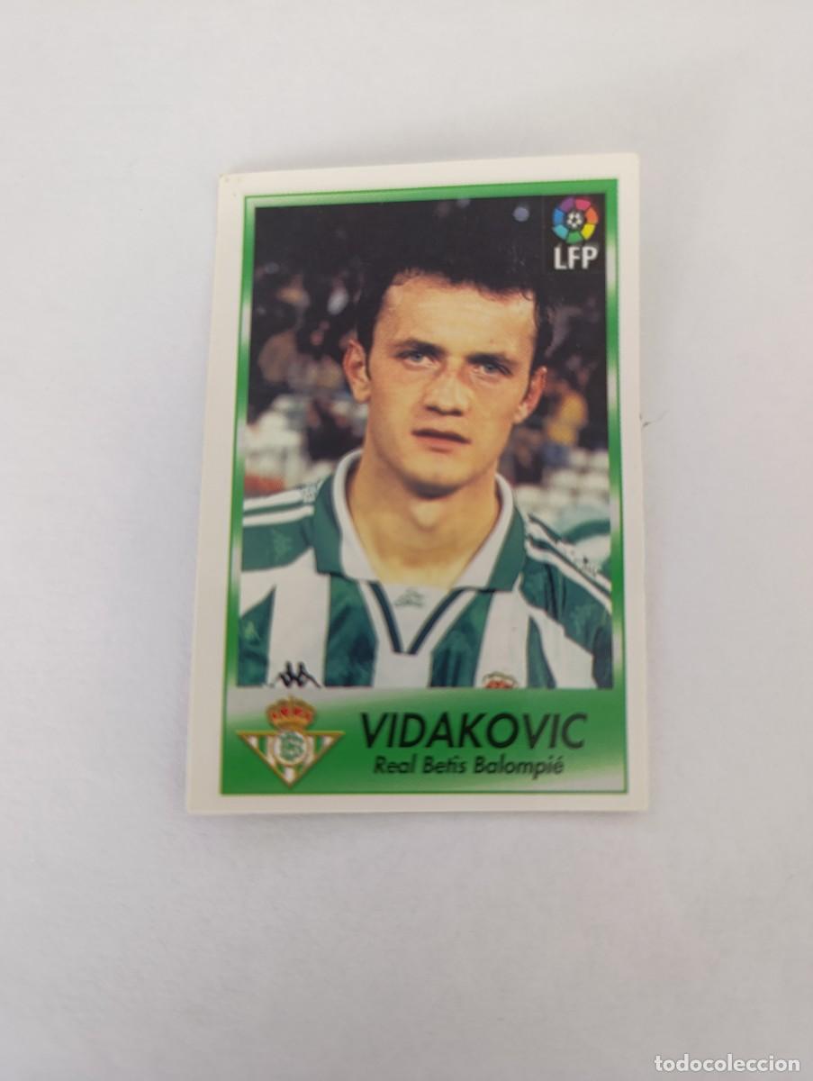 Cromos de f&uacute;tbol: Bollycao &Aacute;lbum liga f&uacute;tbol 1996 1997 Vidakovic Betis