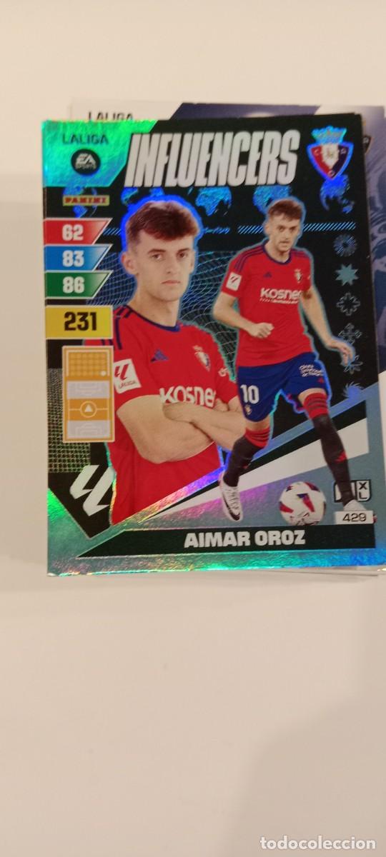 Figurine di Calcio: AIMAR OROZ INFLUENCERS OSASUNA ADRENALYN 2023 2024 23 24 PANINI HJ7OJ