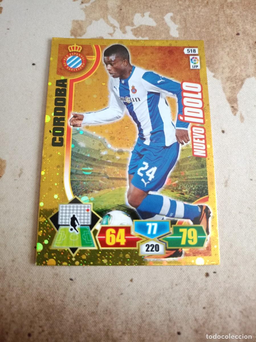 Cromos de F&uacute;tbol: &Iacute;dolo 518 C&Oacute;RDOBA Adrenalyn 2013-14