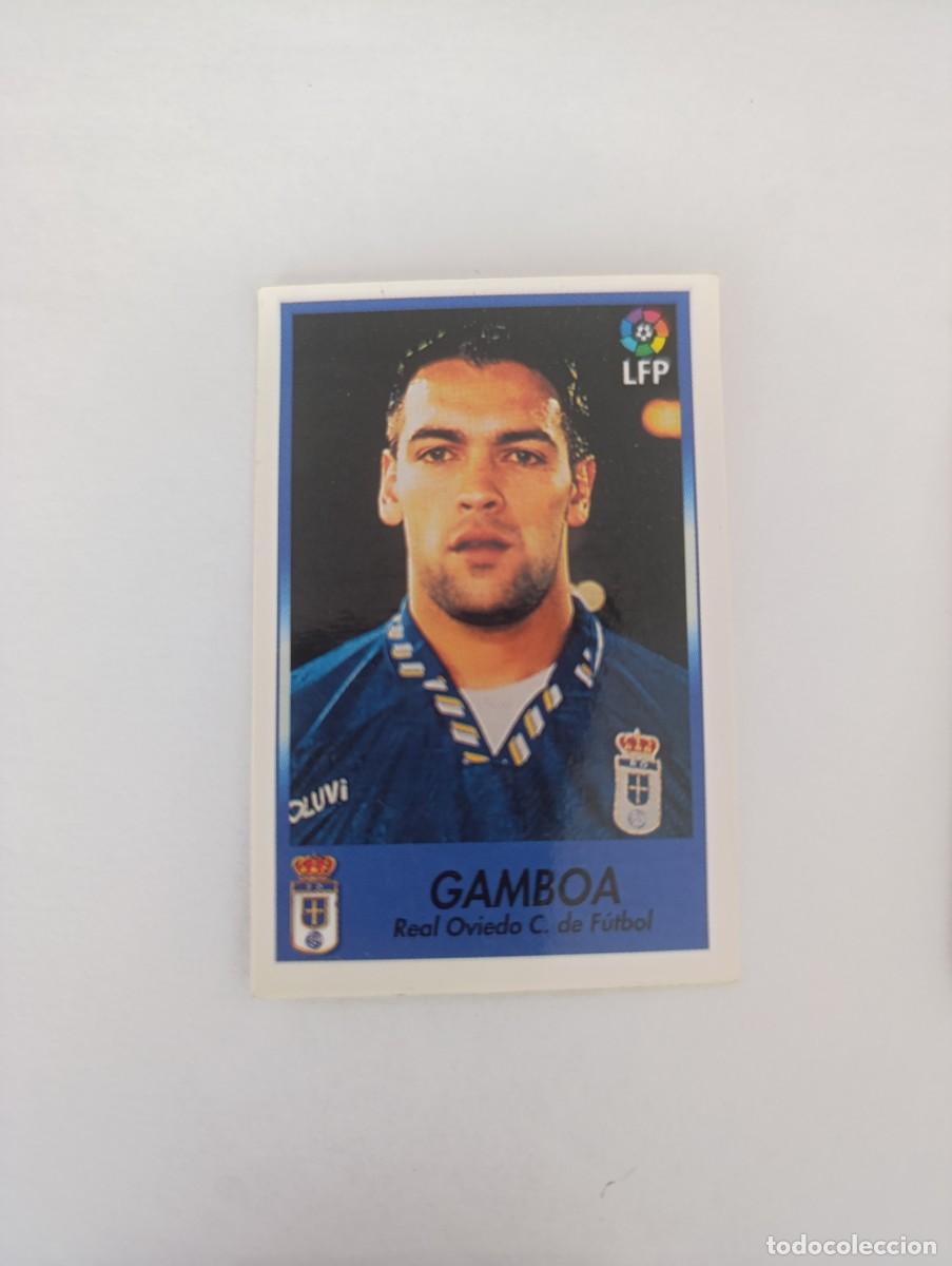 Football Stickers: Bollycao &Aacute;lbum liga f&uacute;tbol 1996 1997 Gamboa Oviedo