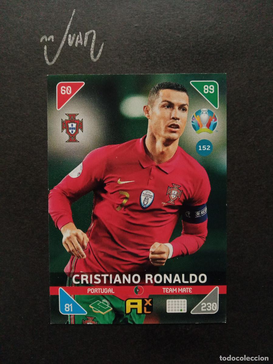Cromos de F&uacute;tbol: N&ordm; 152 CRISTIANO RONALDO PORTUGAL ⚽ PANINI &reg; ADRENALYN UEFA EURO 2020 KICK OFF EUROCOPA 2021 20 21