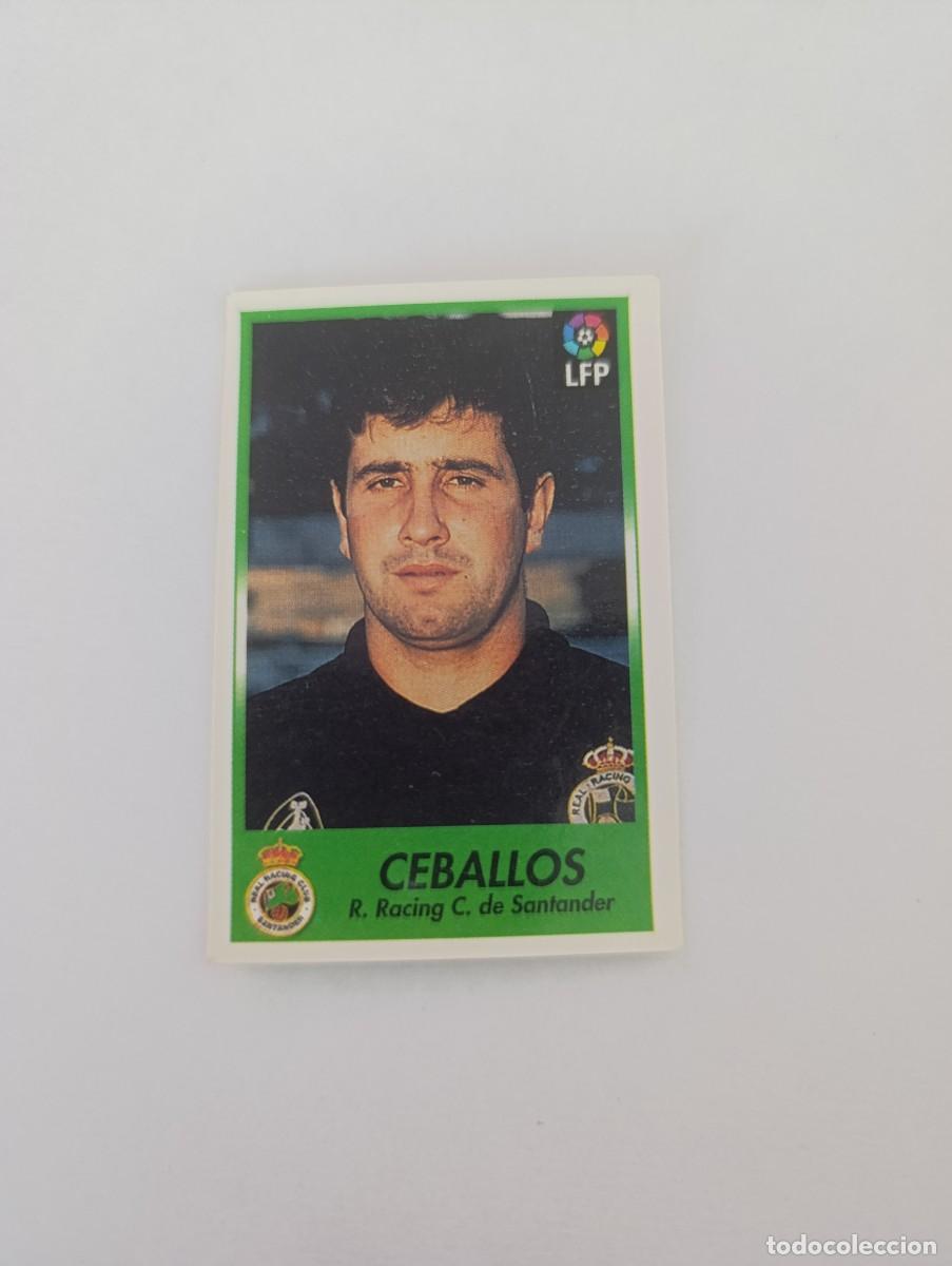 Cromos de Futebol: Bollycao &Aacute;lbum liga f&uacute;tbol 1996 1997 Ceballos Racing Santander