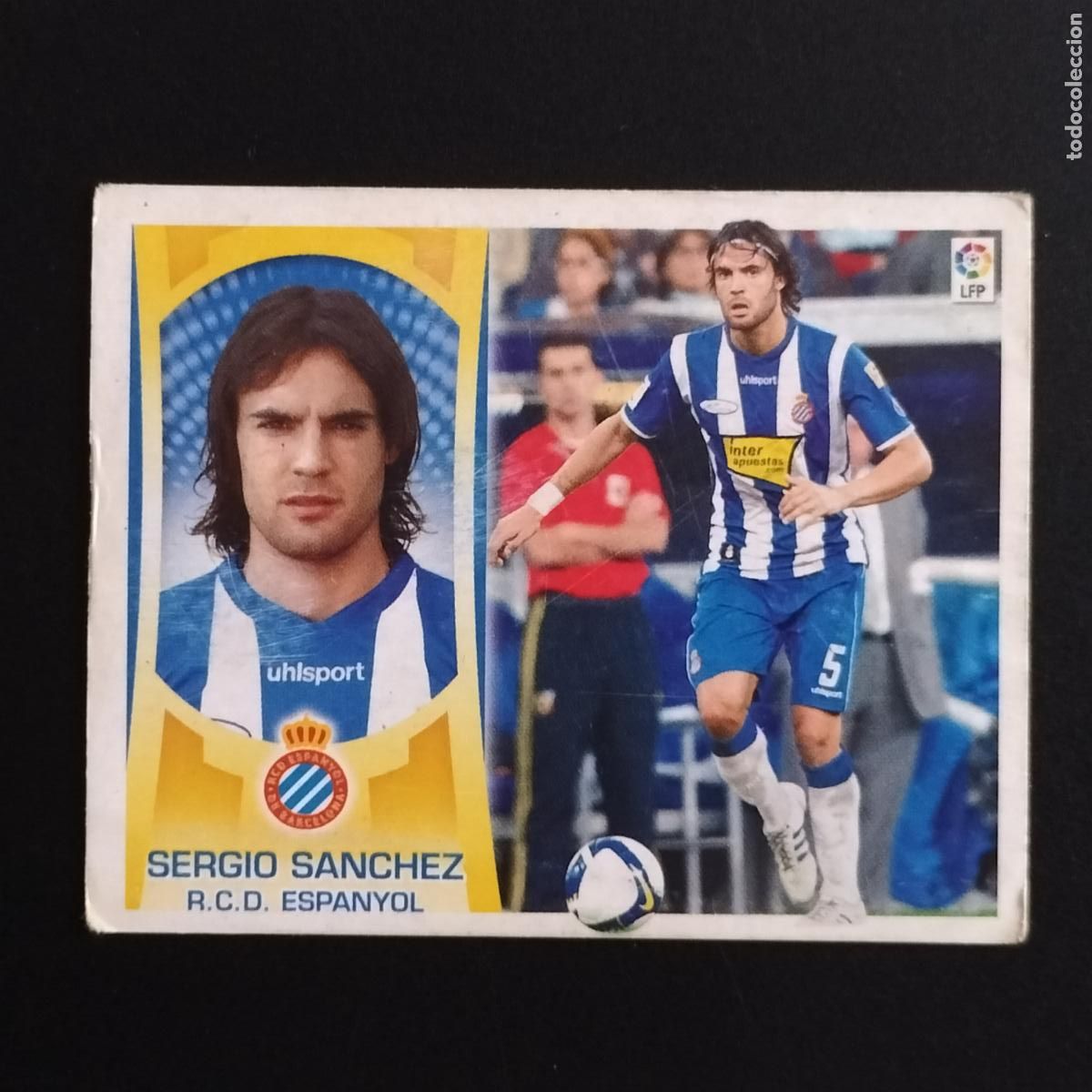 Fu&szlig;ball-Sticker: DEFECTOS 3 A SERGIO SANCHEZ BAJA ESPANYOL EDICIONES ESTE CROMOS LIGA FUTBOL 2009-2010 09-10 PANINI