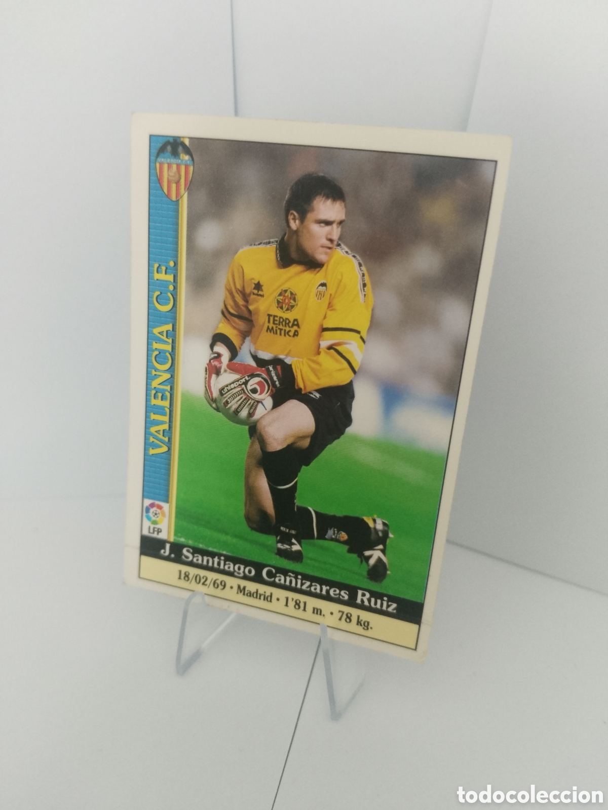 Football Stickers: Ca&ntilde;izares 57 Valencia fichas 2000