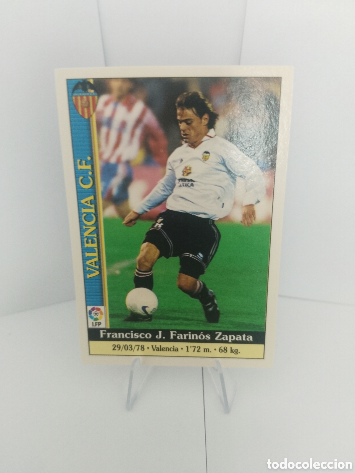 Football Stickers: Farinos 69 Valencia fichas 2000