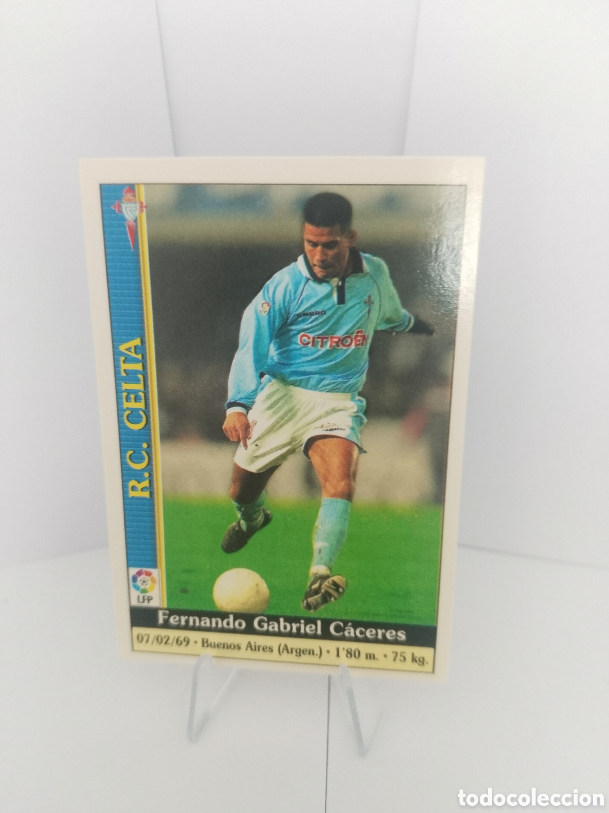 Cromos de Futebol: C&aacute;ceres 78 Celta fichas 2000