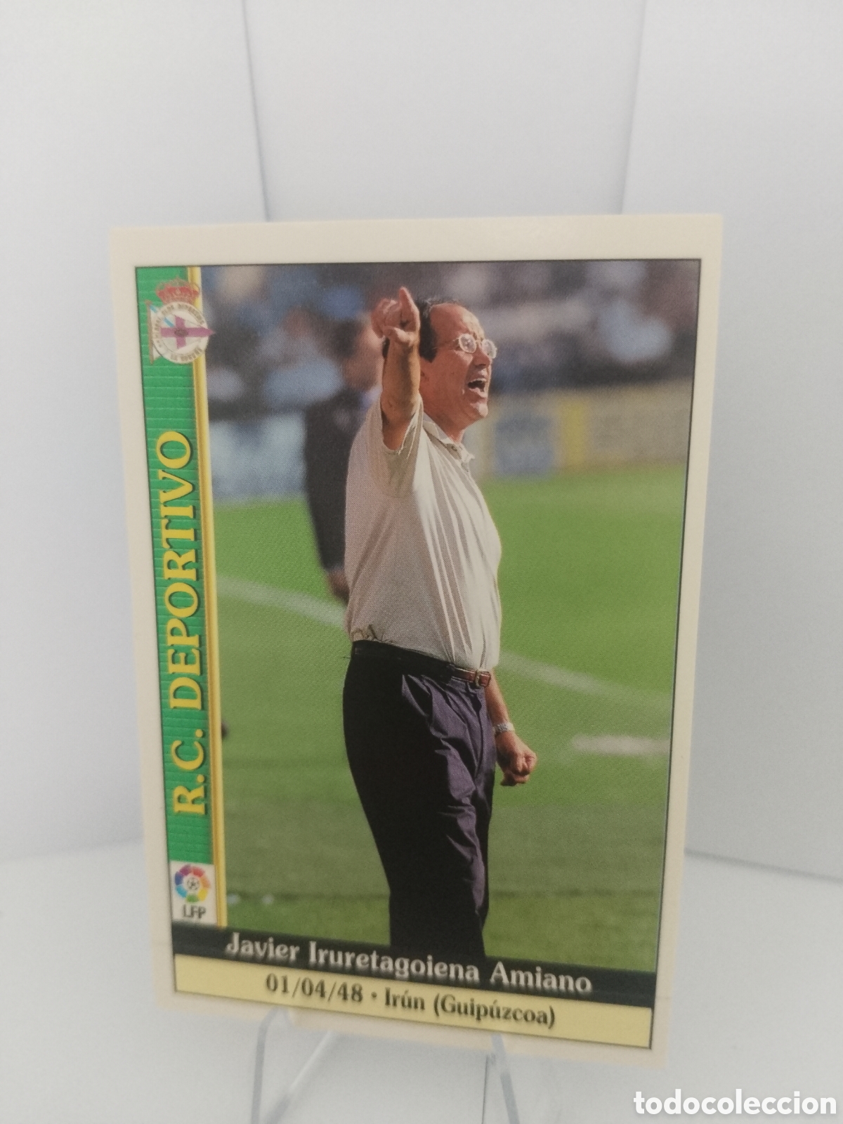 Cromos de Futebol: Irureta 92 Deportivo fichas 2000