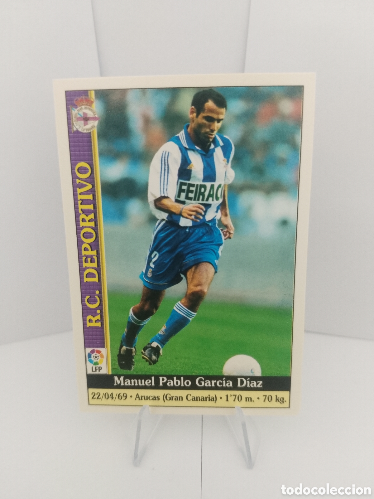 Cromos de Futebol: Manuel Pablo 98 Deportivo fichas 2000