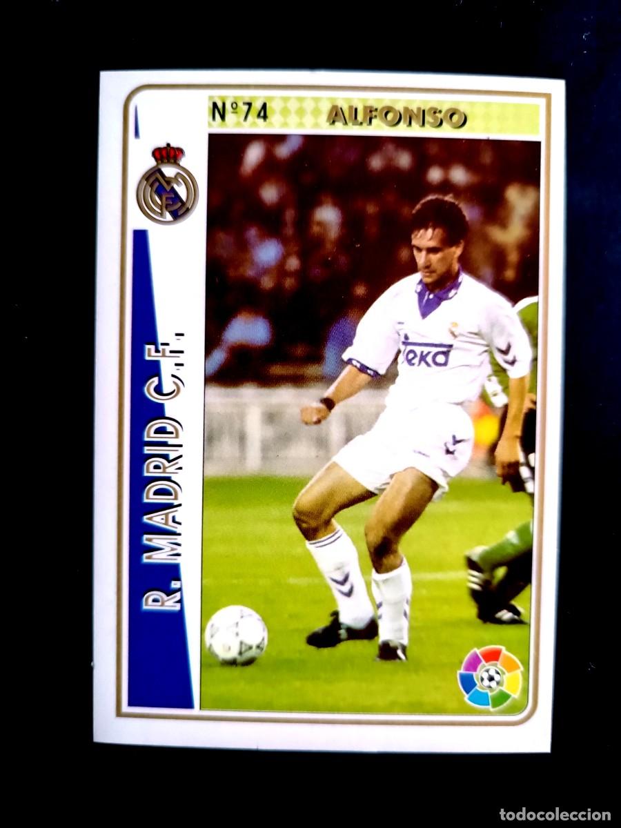 Cromos de F&uacute;tbol: 74 ALFONSO - REAL MADRID C.F. - BAJA DE MUNDICROMO 94/95