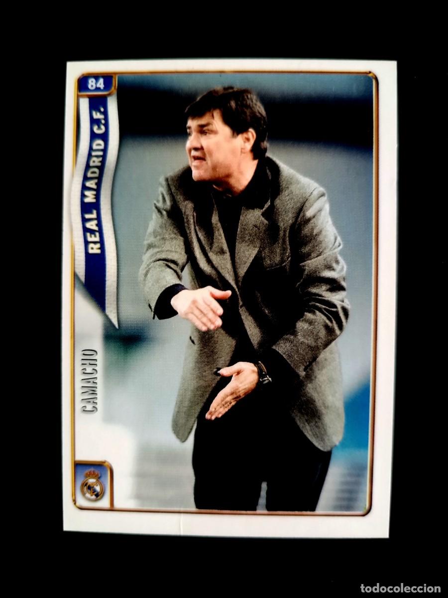 Fu&szlig;ball-Sticker: 84 CAMACHO - REAL MADRID C.F. - MUNDICROMO 2005