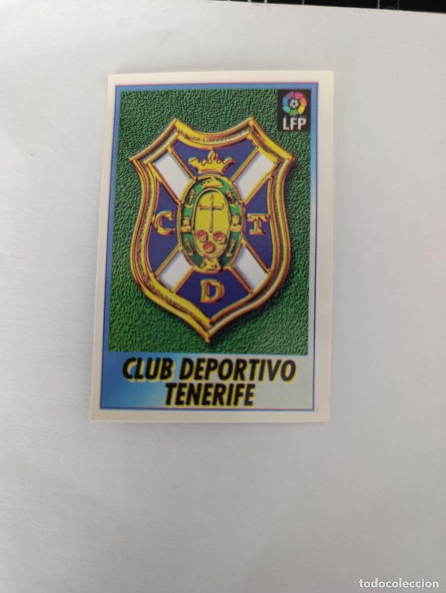 Cromos de f&uacute;tbol: Bollycao &Aacute;lbum liga f&uacute;tbol 1996 1997 Escudo Tenerife