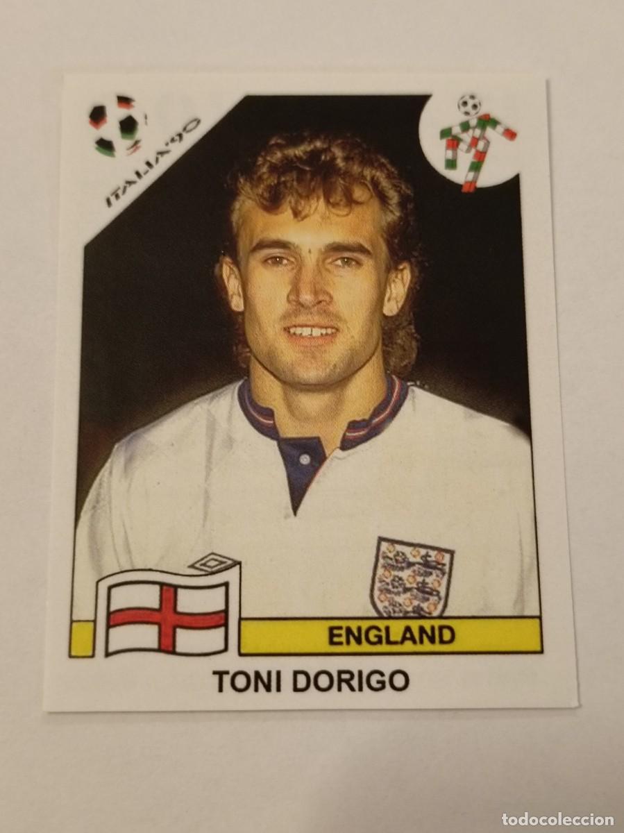 Fu&szlig;ball-Sticker: TONY DORIGO INGLATERRA ITALIA 90 PANINI