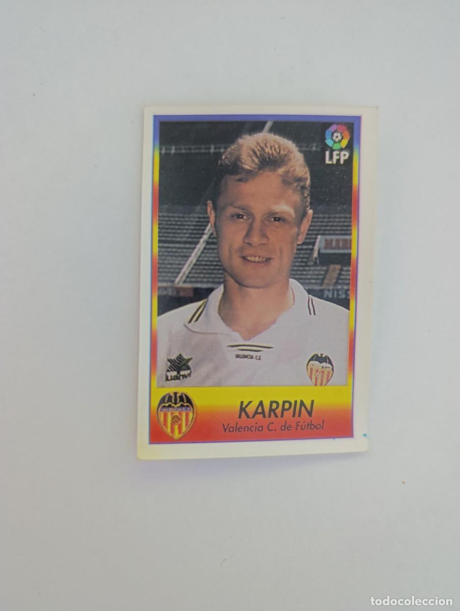 Cromos de f&uacute;tbol: Bollycao &Aacute;lbum liga f&uacute;tbol 1996 1997 Karpin Valencia