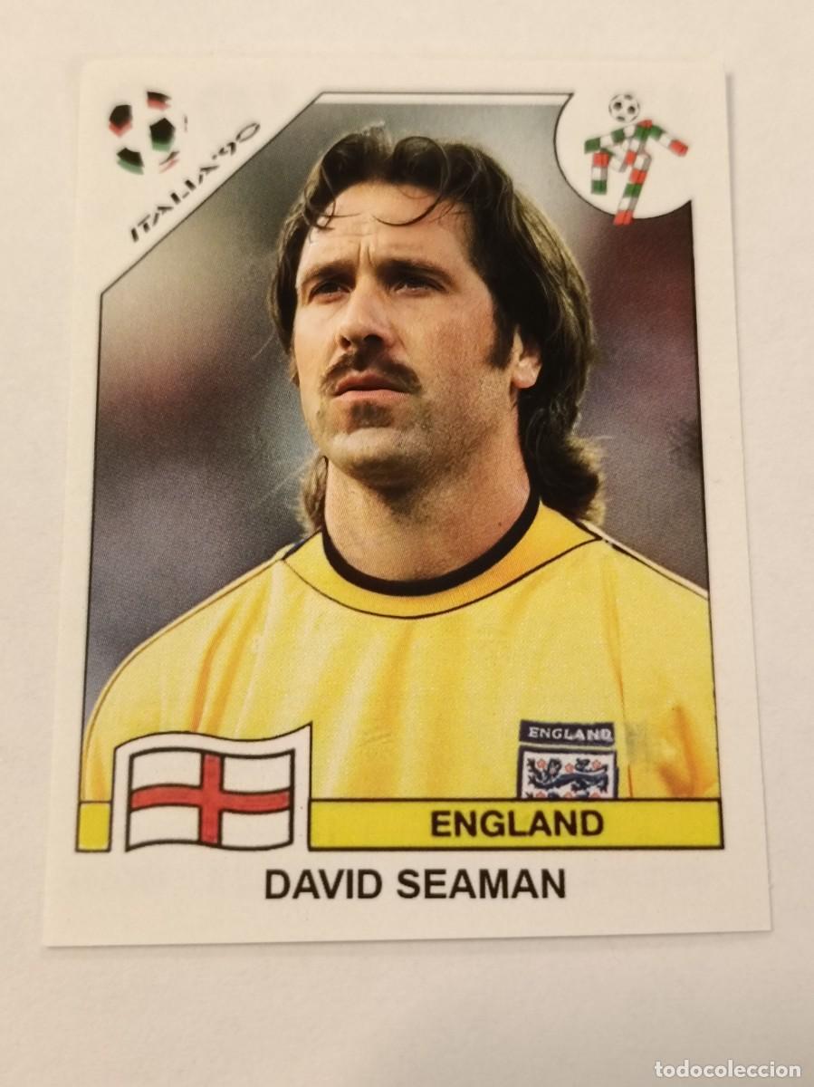 Fu&szlig;ball-Sticker: DAVID SEAMAN INGLATERRA ITALIA 90 PANINI