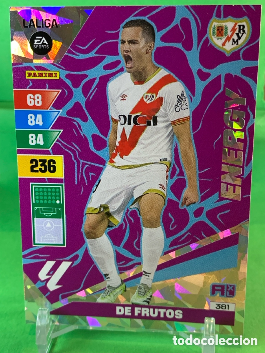 Cromos de F&uacute;tbol: 381 De Frutos Rayo Vallecano Energy ADRENALYN XL LIGA 2023/2024 23 24 PANINI