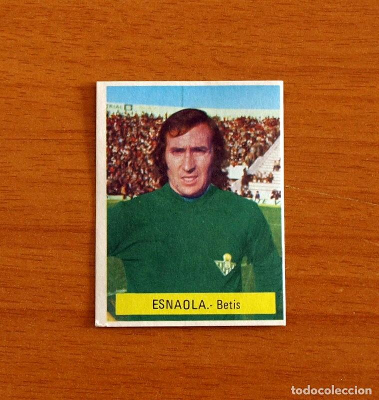 Cromos de f&uacute;tbol: Real Betis - Esnaola - Editorial Fini MU 1975-1976, 75-76 - Nunca pegado