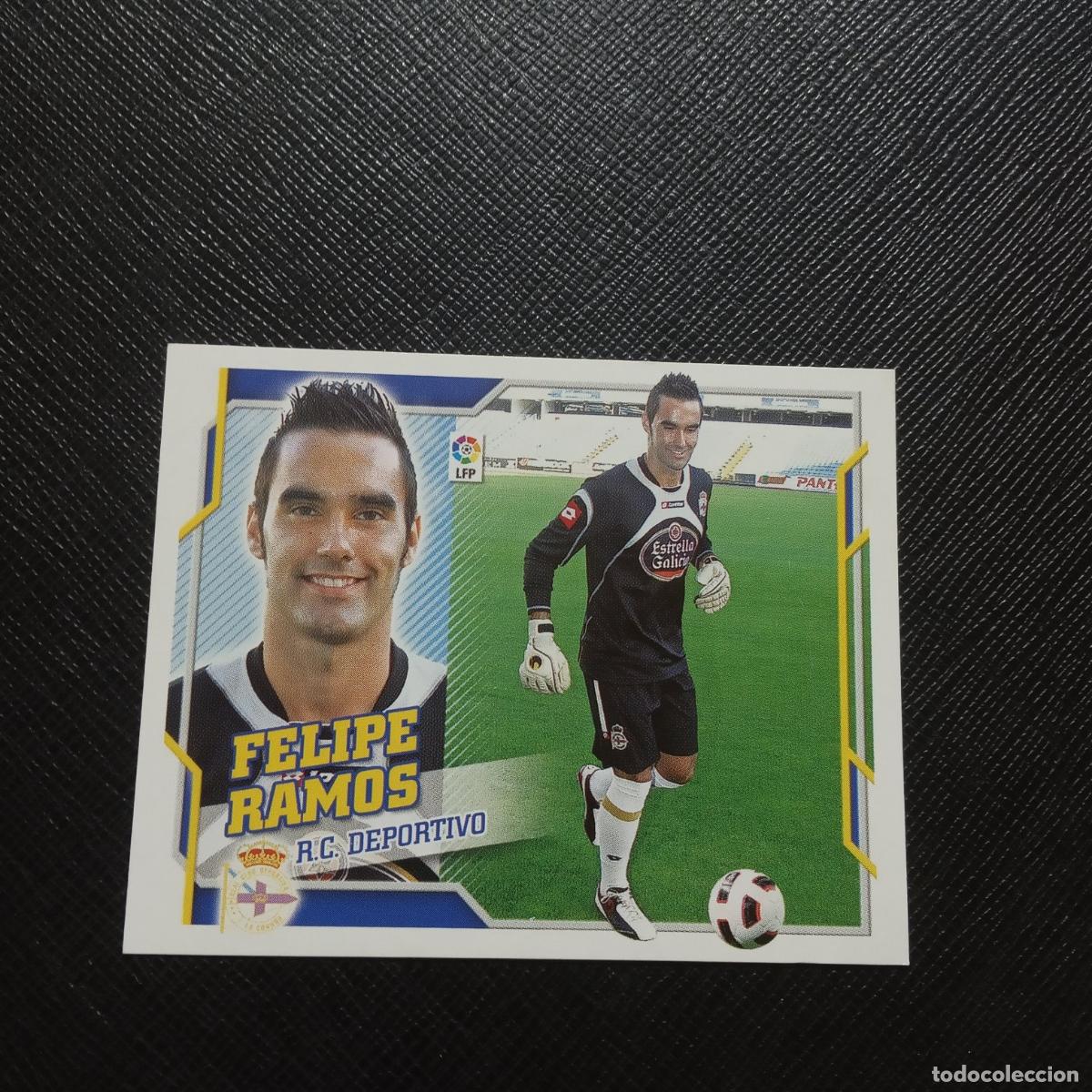 Football Stickers: FELIPE RAMOS DEPORTIVO CORU&Ntilde;A ESTE 2010 2011 CROMO FUTBOL 10 11 - SIN PEGAR - A203 PG46 COLOCA