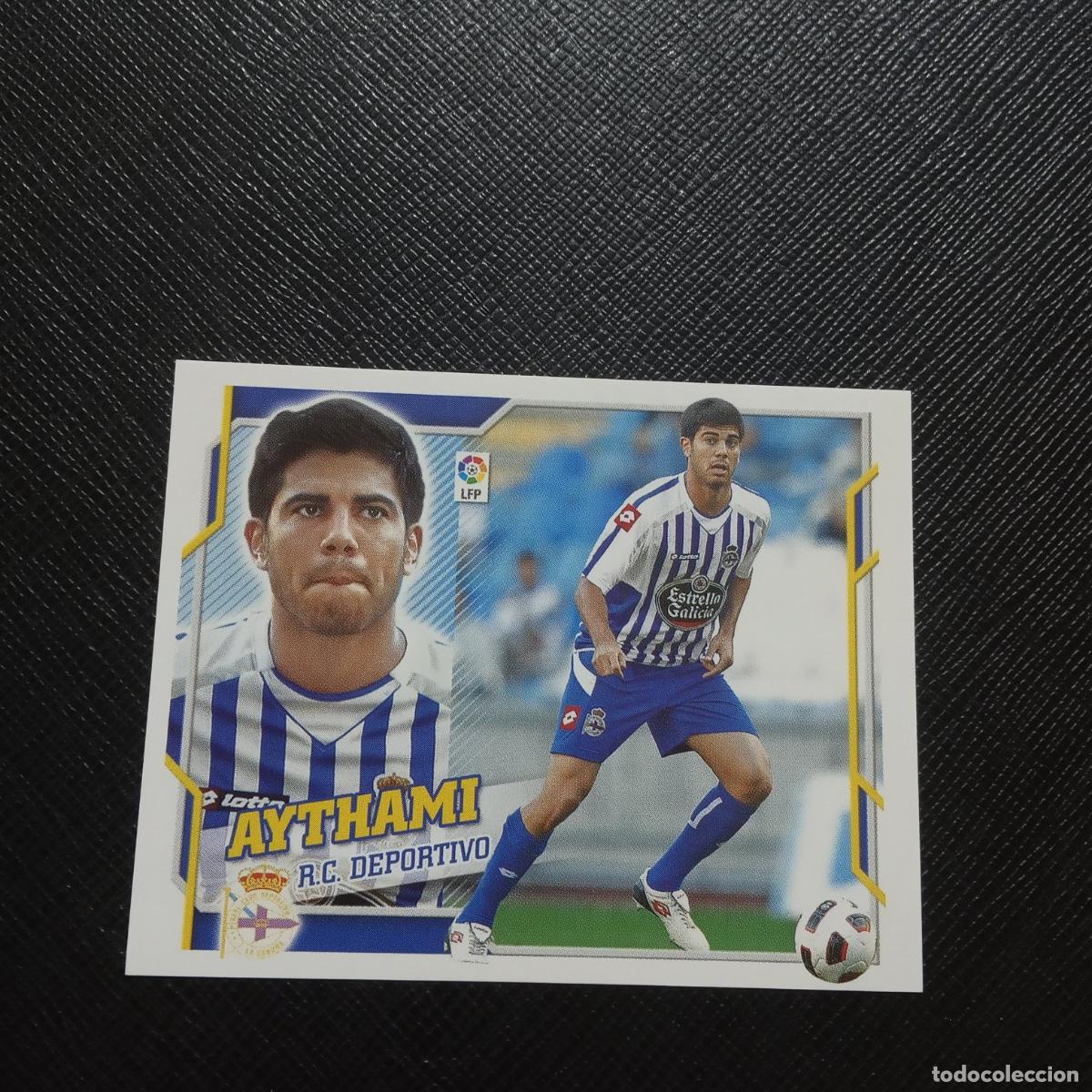 Football Stickers: AYTHAMI DEPORTIVO CORU&Ntilde;A ESTE 2010 2011 CROMO FUTBOL 10 11 - SIN PEGAR - A203 PG46 COLOCA