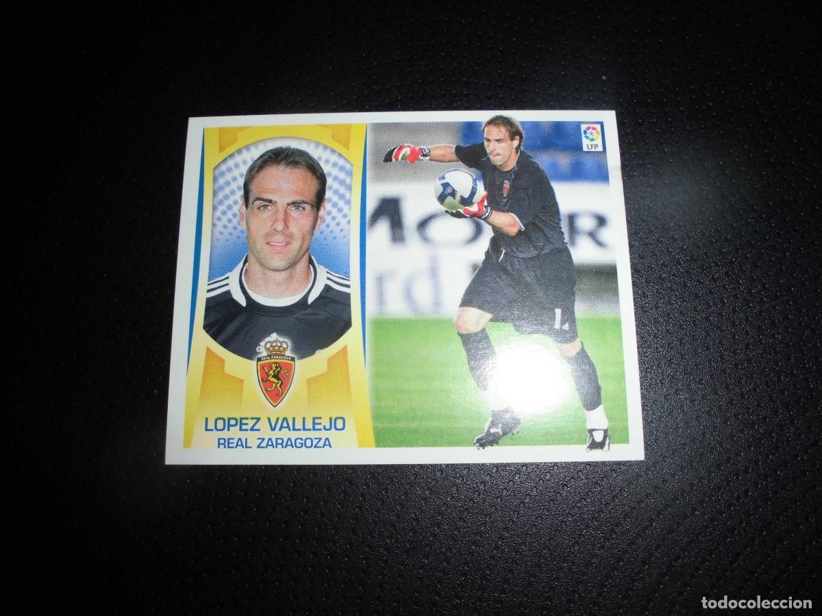 Cromos de F&uacute;tbol: CROMO DE FUTBOL: LOPEZ VALLEJO - REAL ZARAGOZA - EDICIONES ESTE. LIGA 2009 - 2010. 09/10.