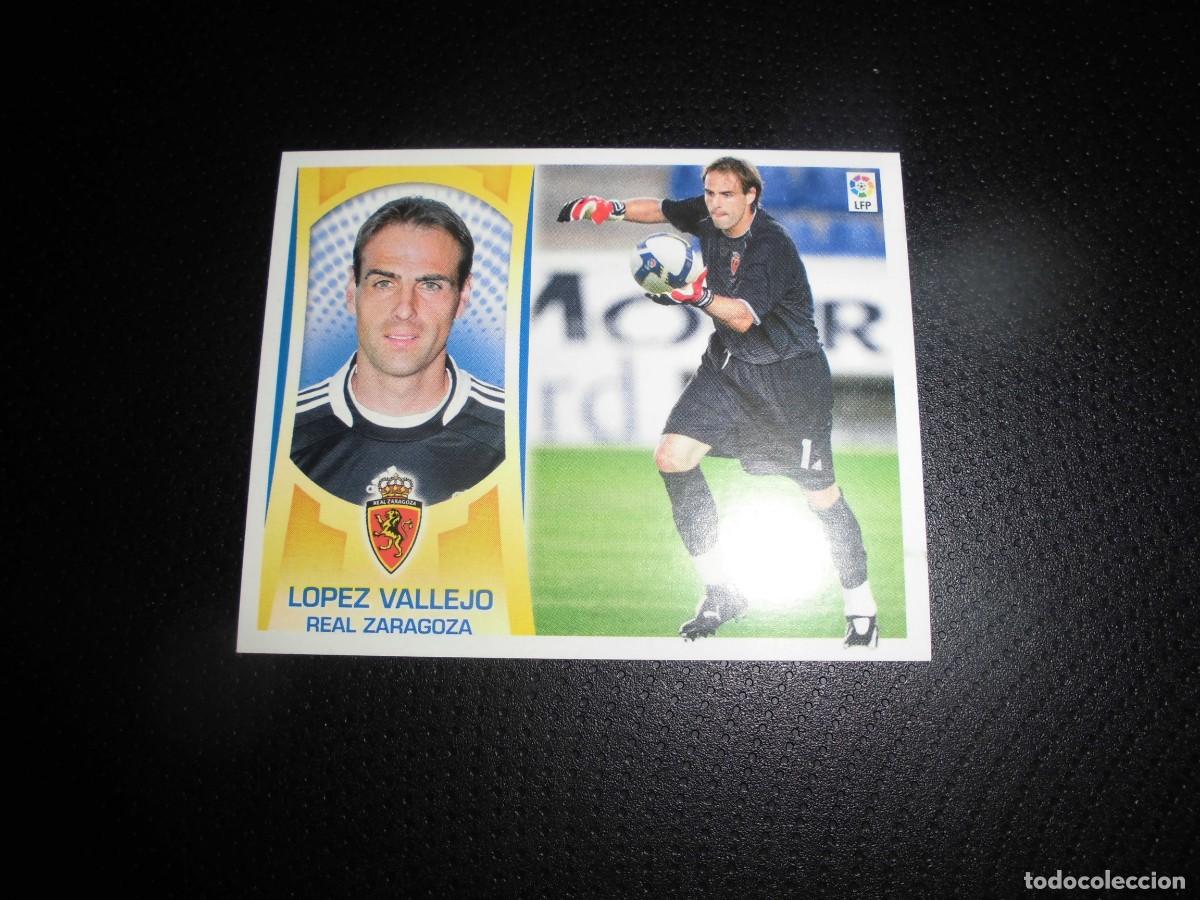 Cromos de F&uacute;tbol: CROMO DE FUTBOL: LOPEZ VALLEJO - REAL ZARAGOZA - EDICIONES ESTE. LIGA 2009 - 2010. 09/10.