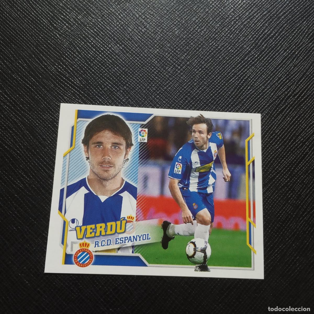 Fu&szlig;ball-Sticker: VERDU ESPA&Ntilde;OL ESTE 2010 2011 CROMO FUTBOL 10 11 - SIN PEGAR - A203 PG55
